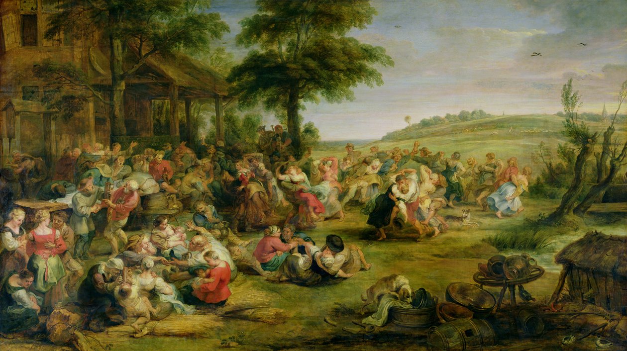 Kermesse, ok. 1635-38 autorstwa Peter Paul Rubens