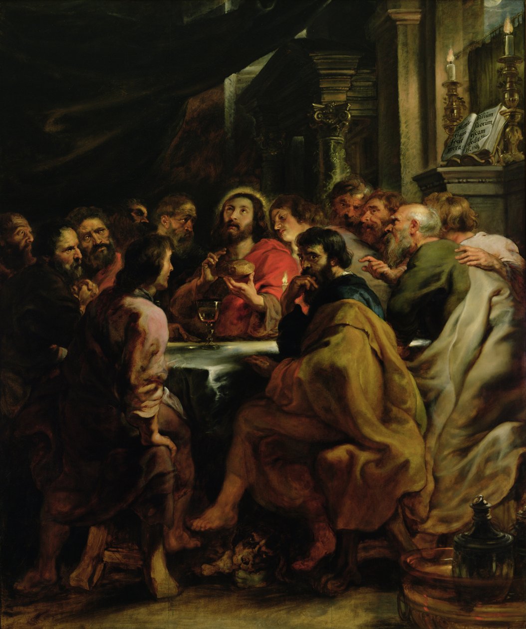Ostatnia Wieczerza, 1630-32 autorstwa Peter Paul Rubens