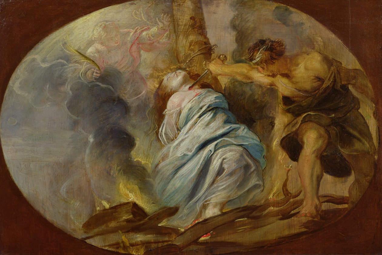 Męczeństwo św. Łucji, ok. 1620 autorstwa Peter Paul Rubens