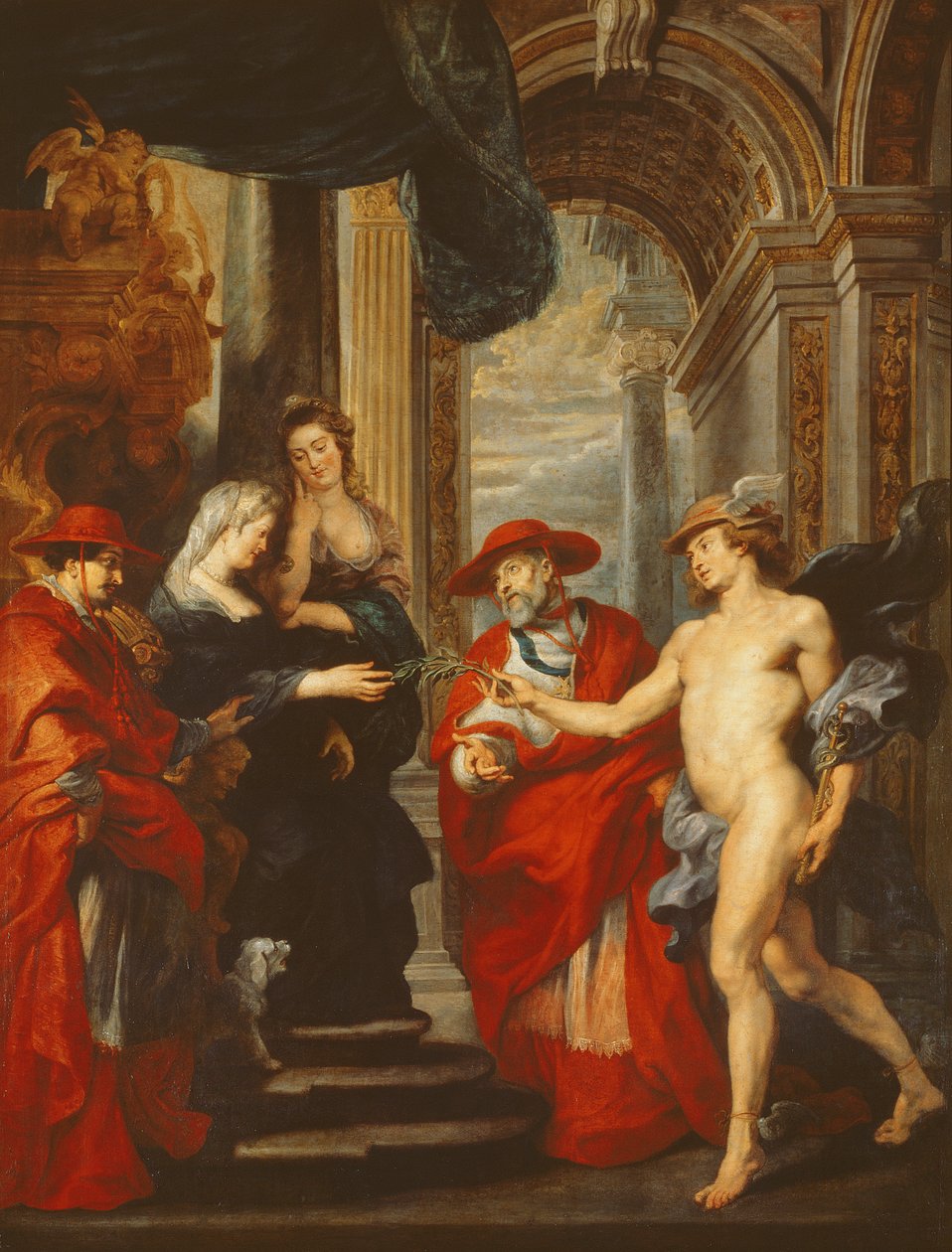 Cykl Medyceuszy: Traktat z Angouleme 30 kwietnia 1619, 1621-5 autorstwa Peter Paul Rubens