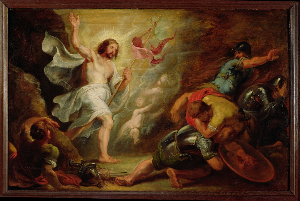 Zmartwychwstanie Chrystusa, ok. 1617-19 autorstwa Peter Paul Rubens