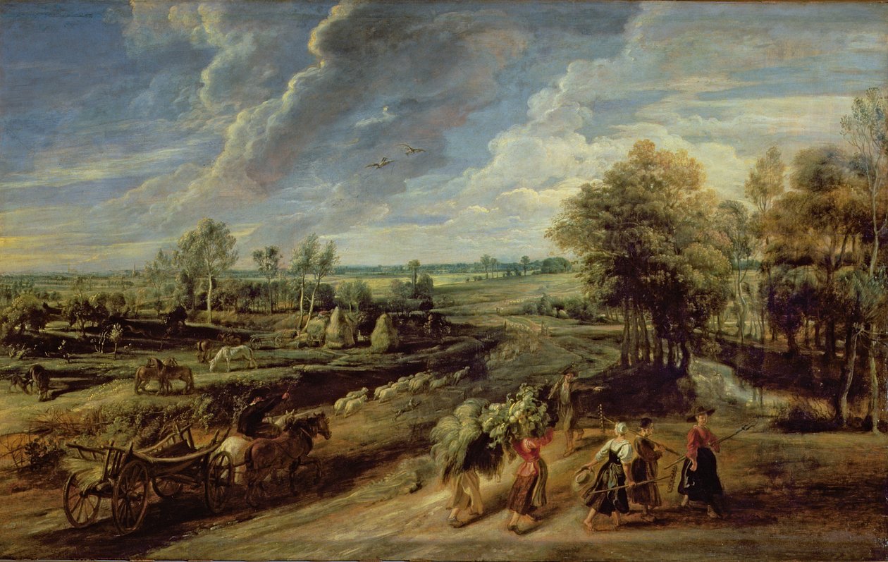Powrót robotników rolnych z pól autorstwa Peter Paul Rubens