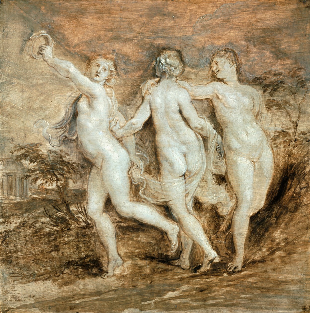 Trzy Gracje autorstwa Peter Paul Rubens