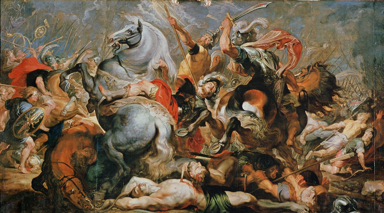 Zwycięstwo i śmierć Decjusza Mus autorstwa Peter Paul Rubens