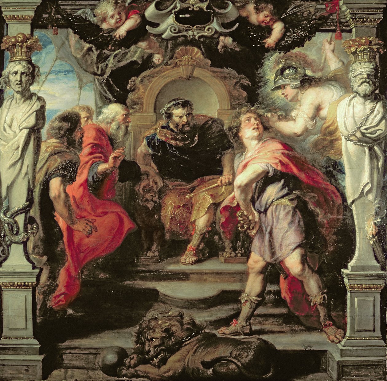 Gniew Achillesa ok. 1633 autorstwa Peter Paul Rubens