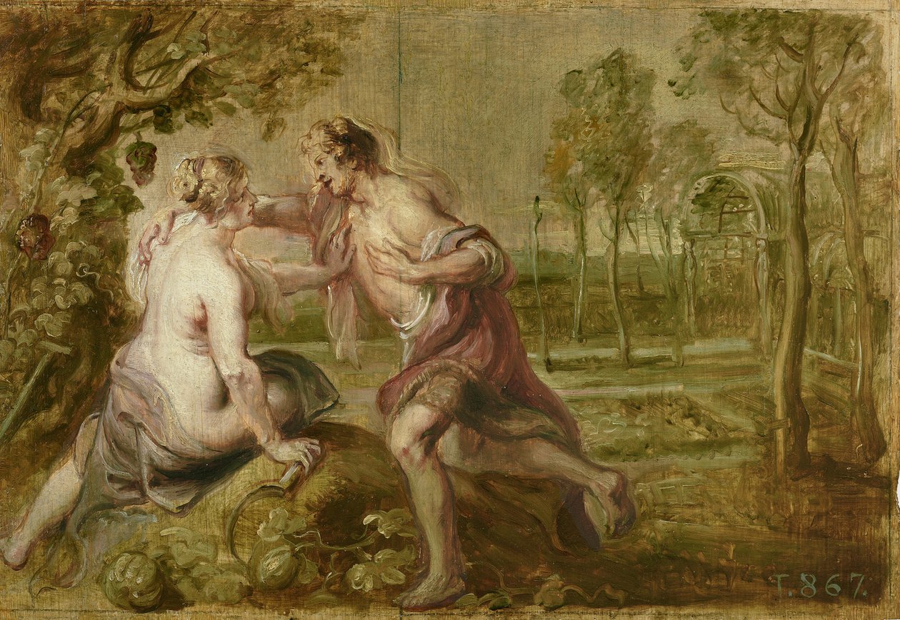 Vertumnus i Pomona autorstwa Peter Paul Rubens