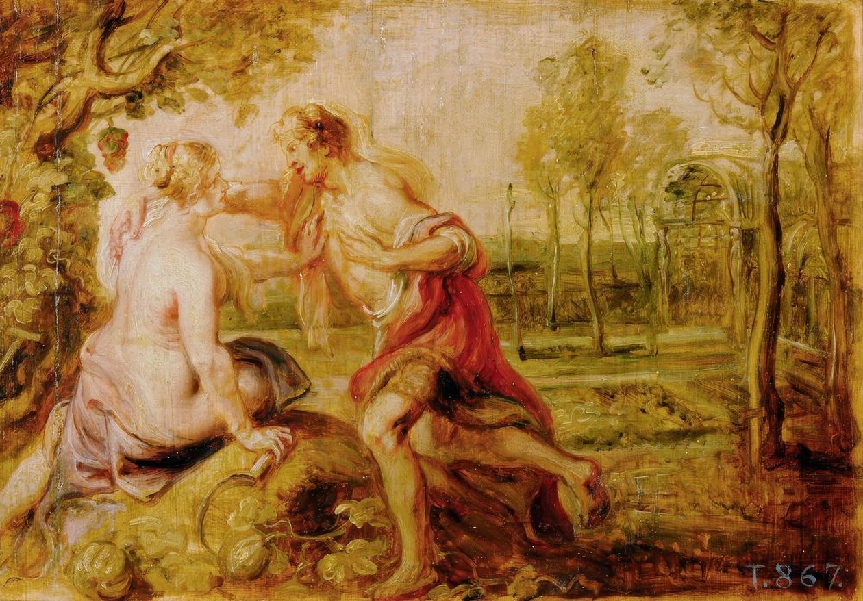 Vertumnus i Pomona autorstwa Peter Paul Rubens