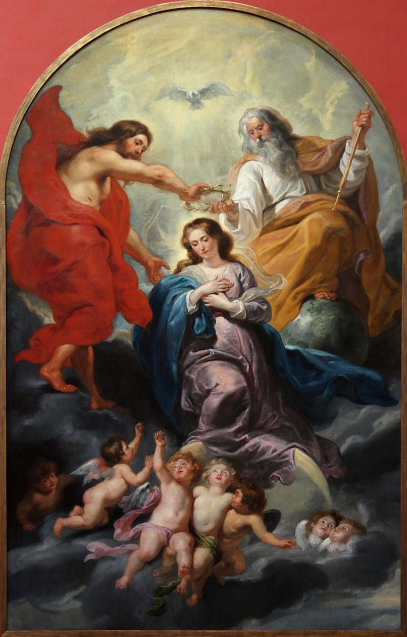 Koronacja Dziewicy autorstwa Peter Paul studio of Rubens