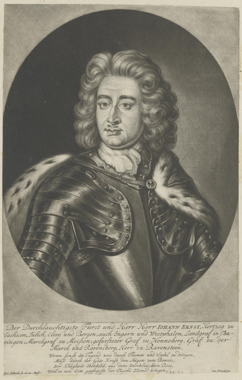 Johann Ernst autorstwa Peter Schenk the Elder