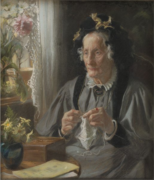 Portret Radnego Konferencji S.A. Casse autorstwa Peder Severin Krøyer
