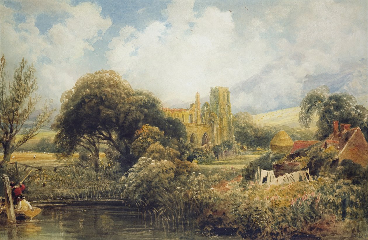 Llandaff, 1829 autorstwa Peter de Wint