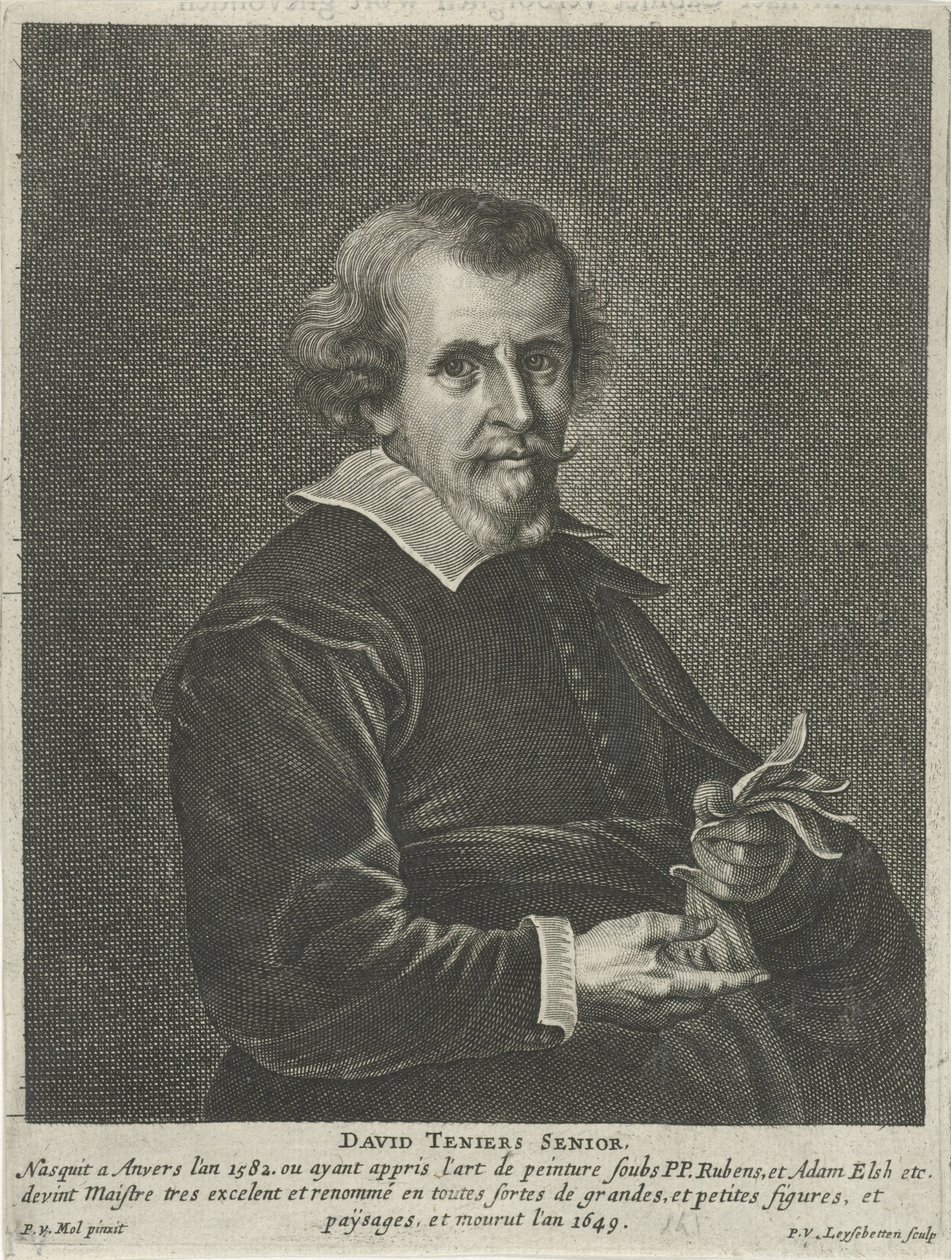 Portret Davida Teniersa I autorstwa Peter van Liesebetten