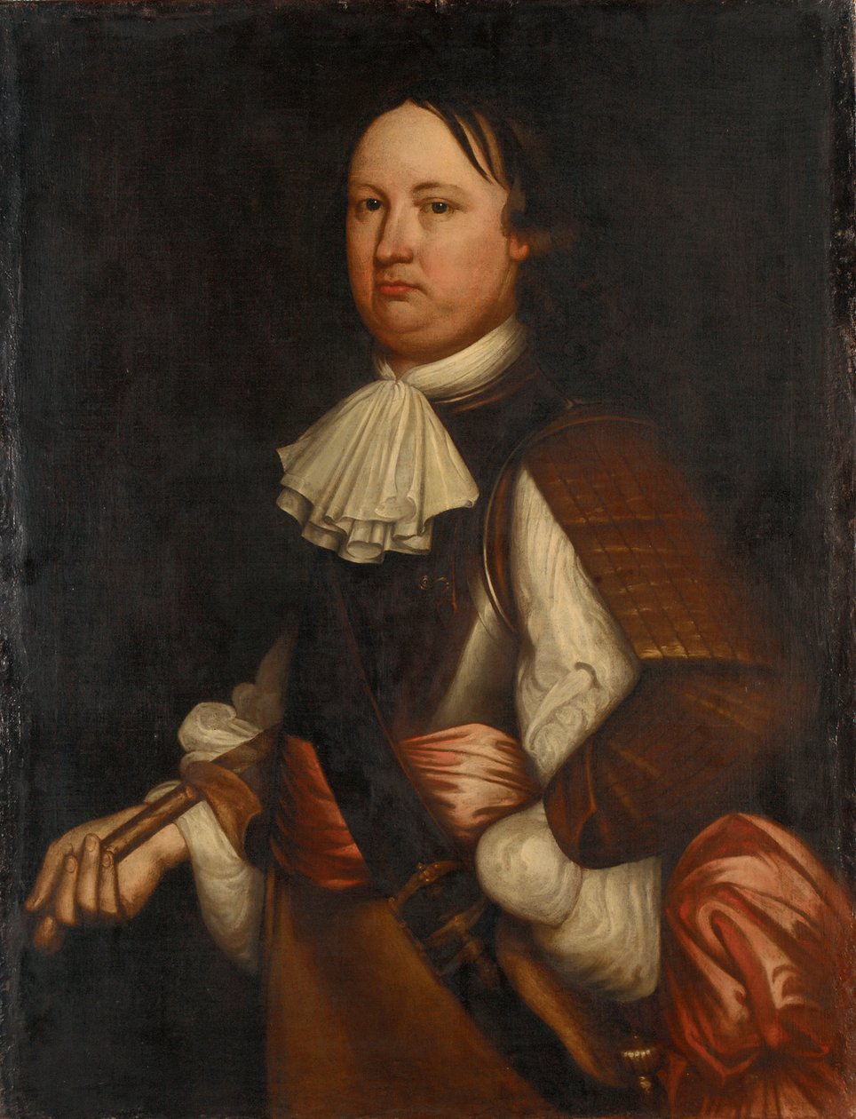 Portret oficera marynarki, ok. 1665 (obraz olejny) autorstwa Peter (after) Lely
