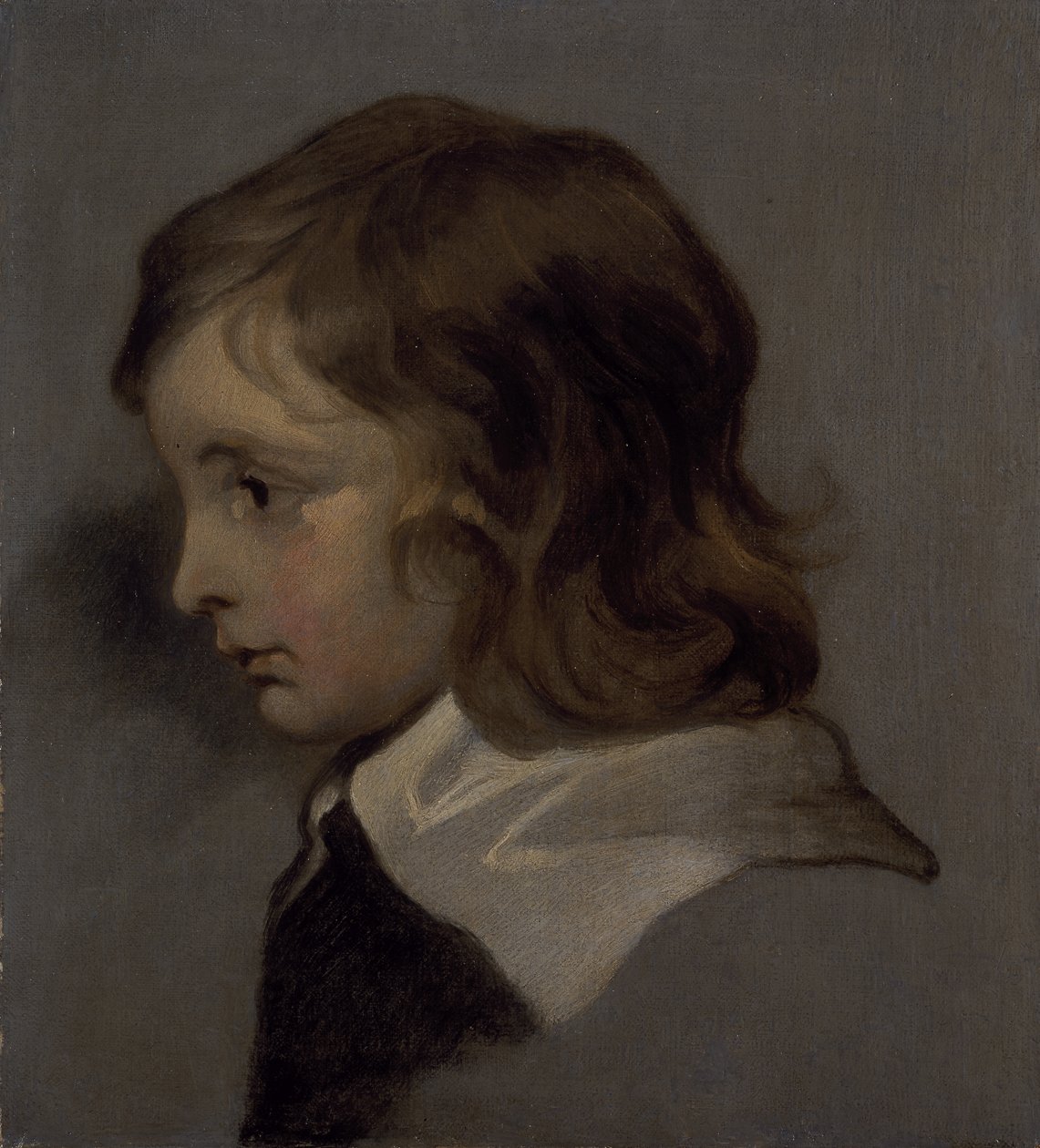 Głowa młodego chłopca (olej na płótnie) autorstwa Peter (follower of) Lely