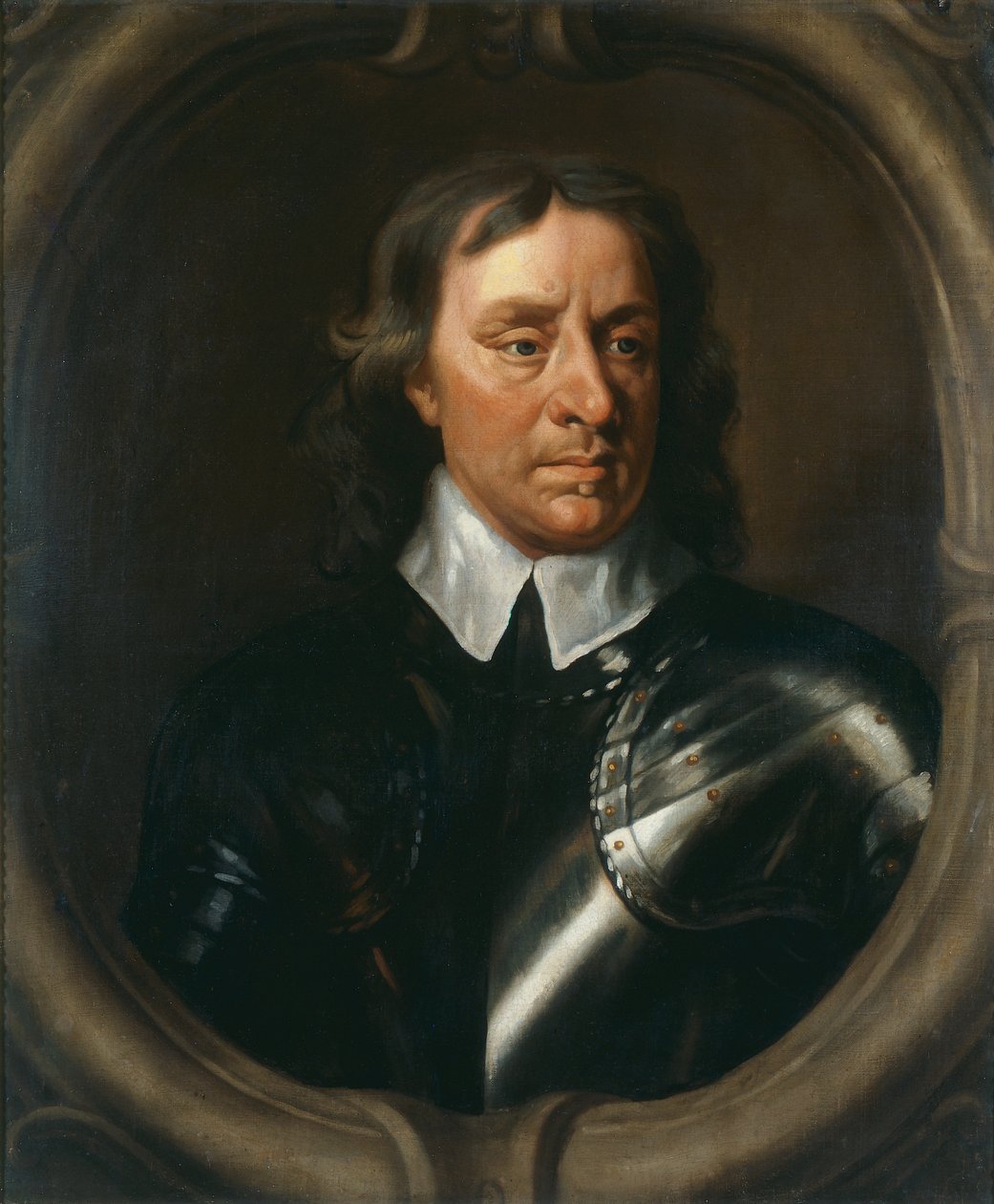 Oliver Cromwell, ok. 1653-55 (olej na płótnie) autorstwa Peter (studio of) Lely