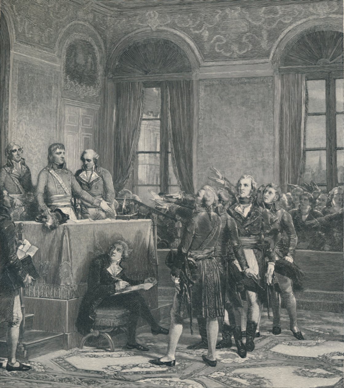 „Ustanowienie Rady Stanu... 25 grudnia 1799”, 1896. autorstwa Peter Aitken