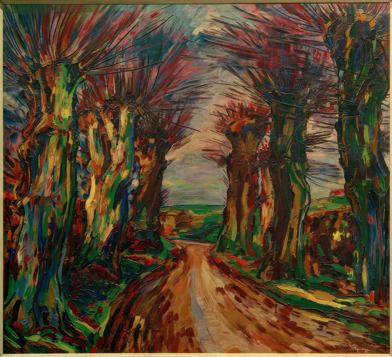 Weidenallee autorstwa Peter August Böckstiegel