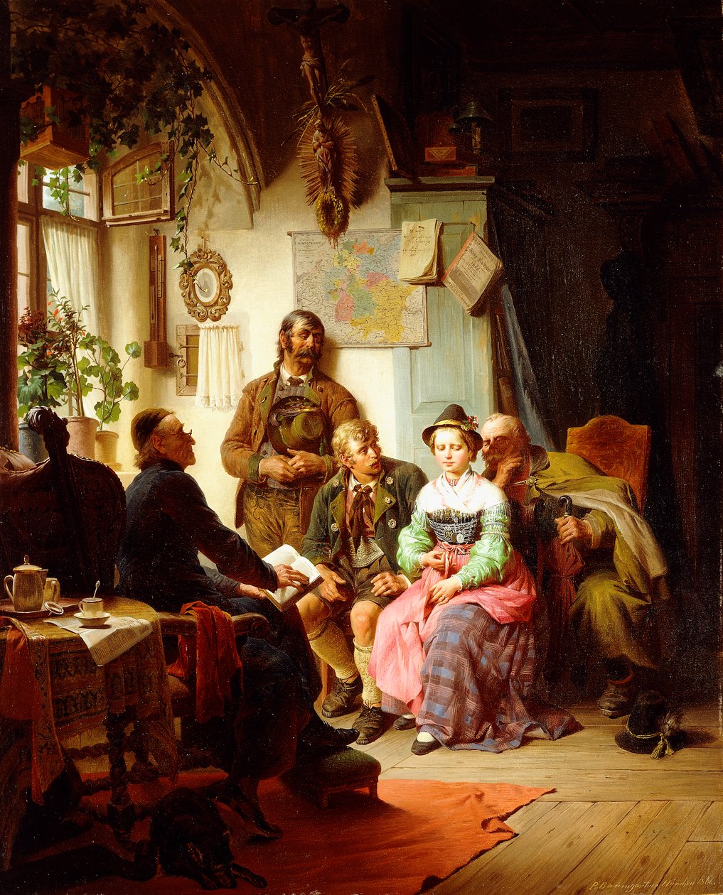 Instrukcje małżeńskie, 1866 r. autorstwa Peter Baumgartner