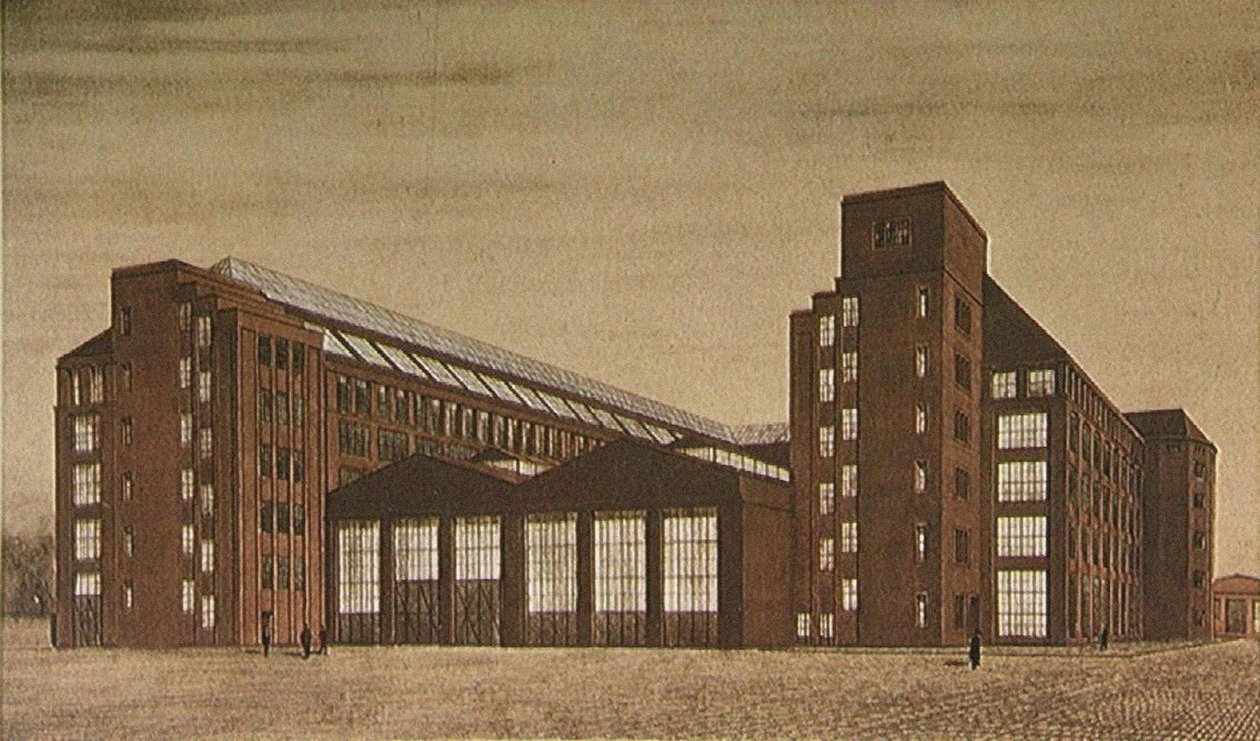 Fabryka Wysokiego Napięcia AEG, Berlin autorstwa Peter Behrens
