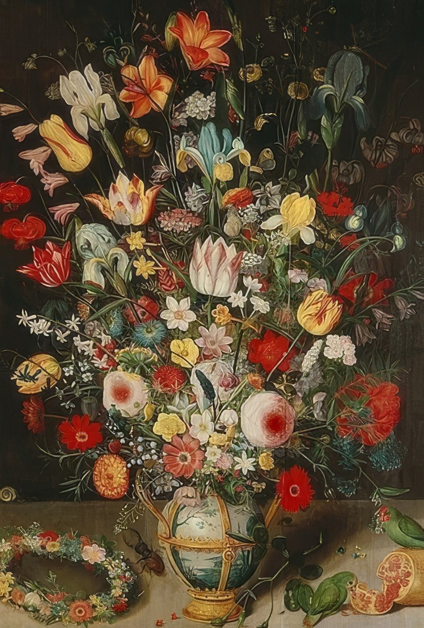 Wazon kwiatów. około 1620 autorstwa Peter Binoit