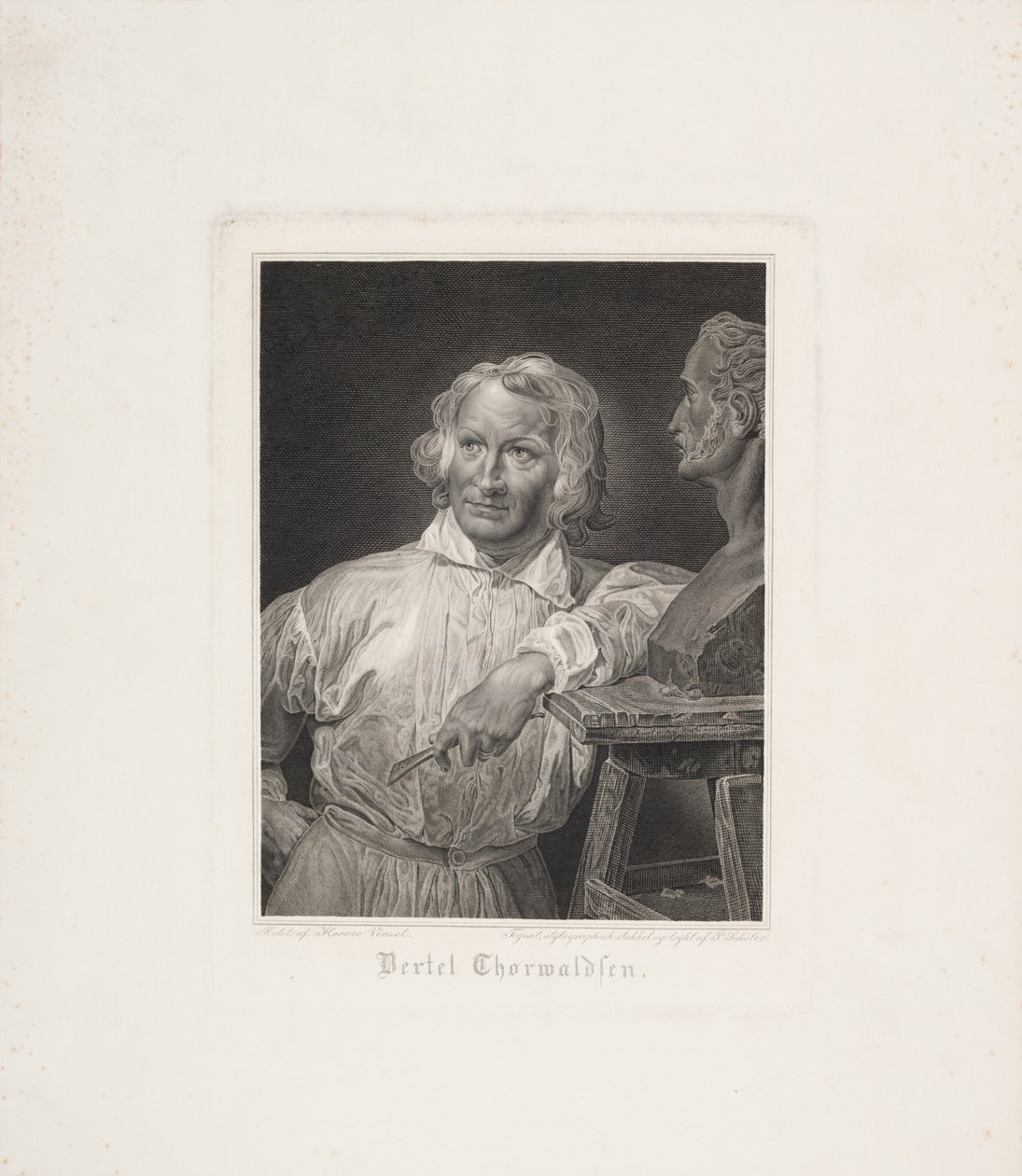 Bertel Thorvaldsen autorstwa Peter Christian Schøler