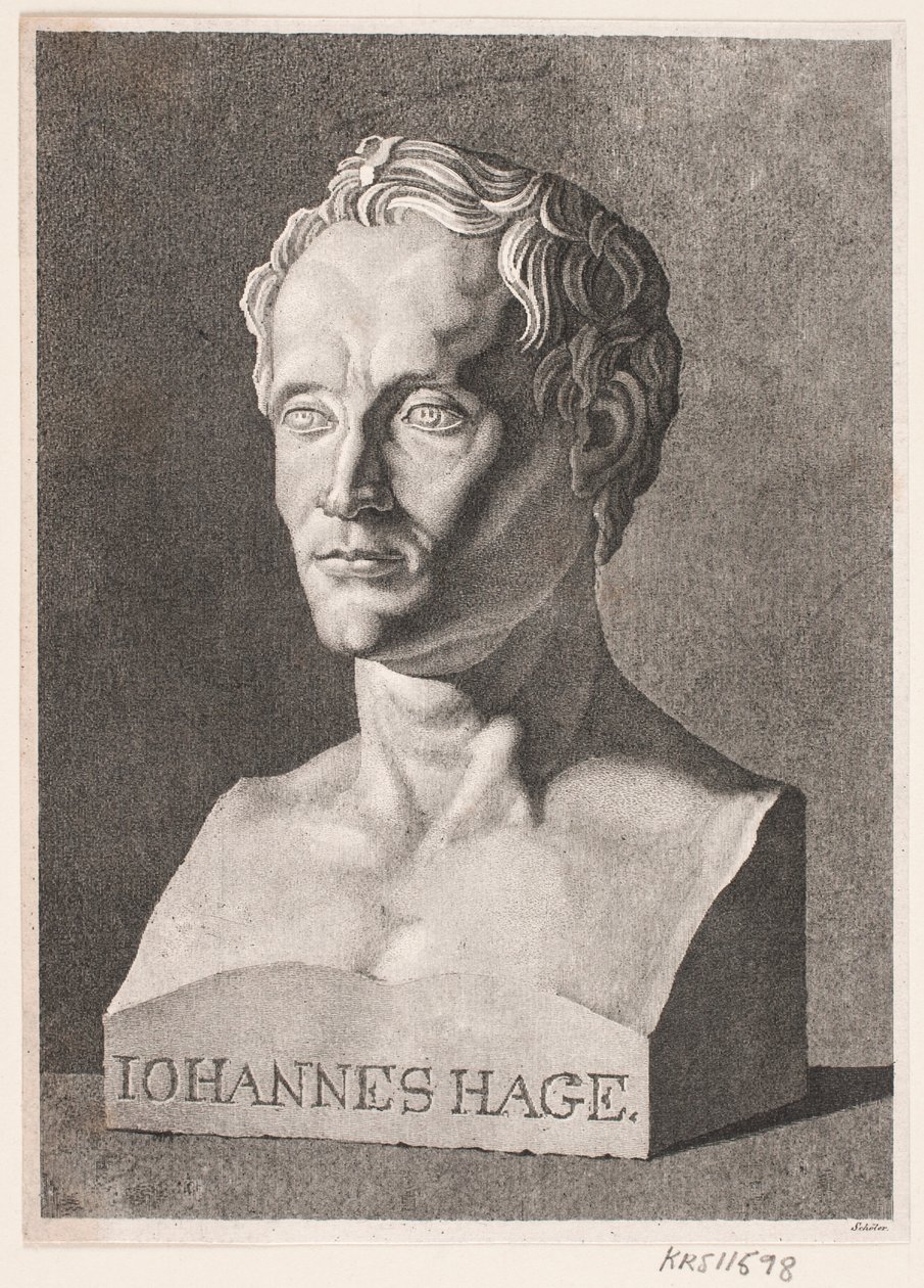 Johannes Hage autorstwa Peter Christian Schøler
