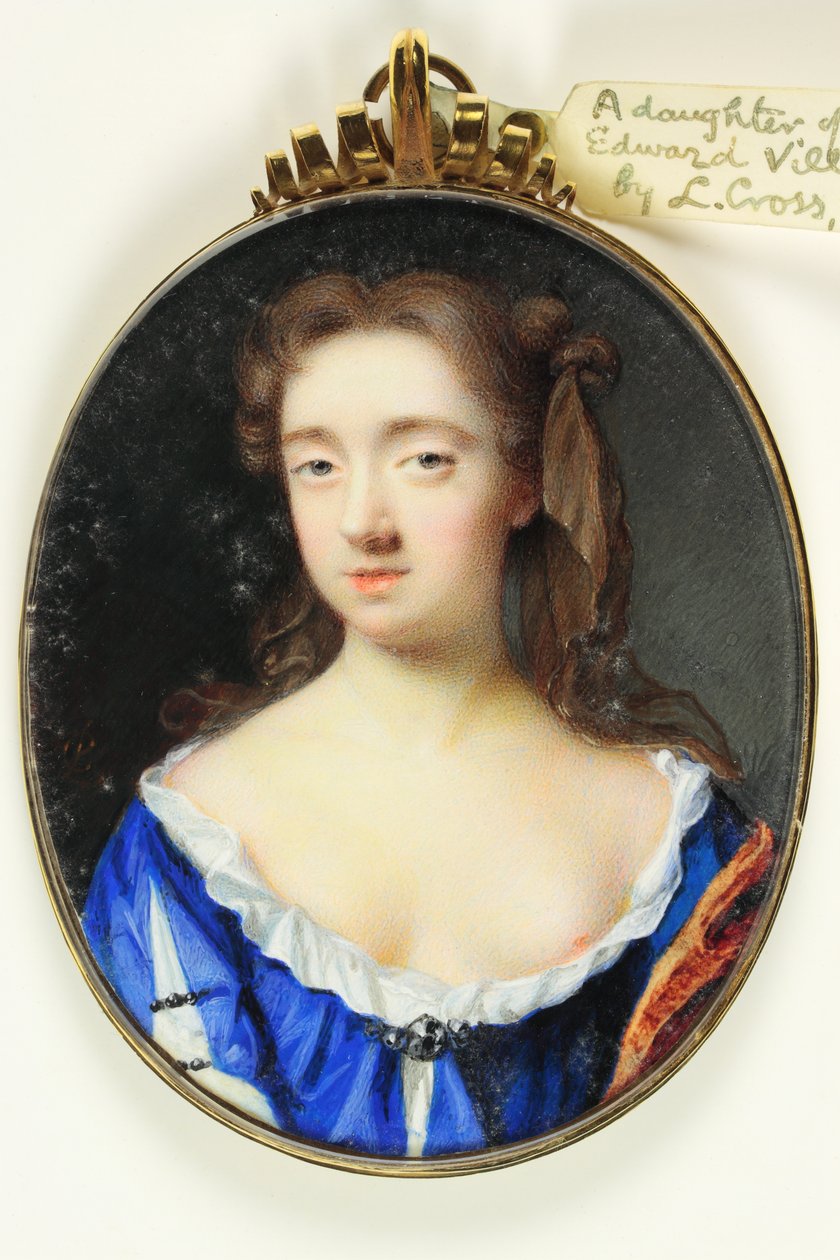 Córka Sir Edwarda Villiersa Knight-Marszałka (akwarela na welinie) autorstwa Peter Cross