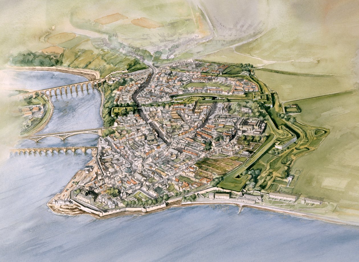 Berwick-upon-Tweed, 1999 autorstwa Peter Dunn