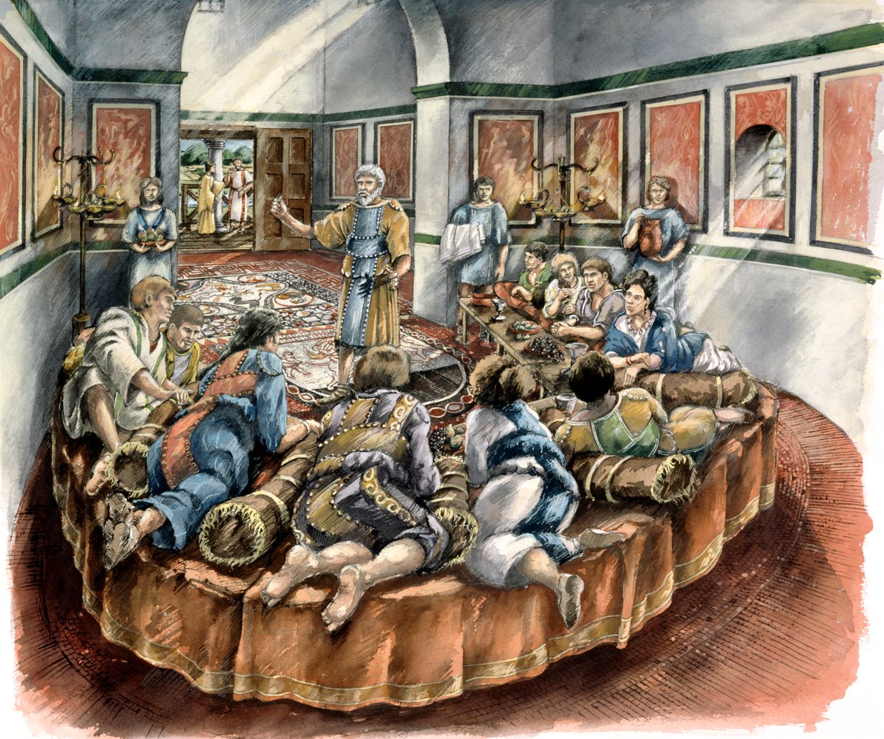 Willa rzymska Lullingstone, XIV w., ok. 1990-2010 autorstwa Peter Dunn