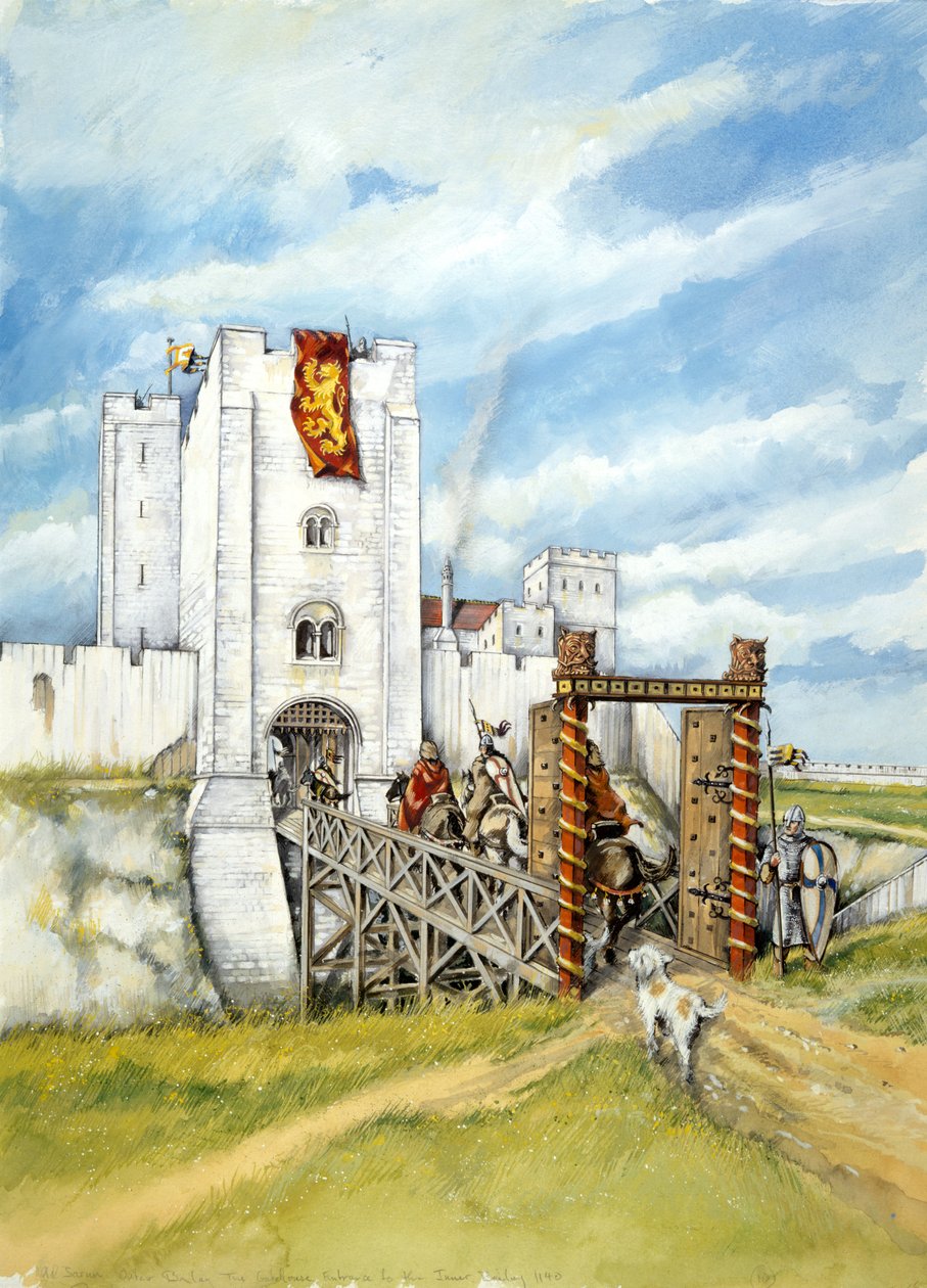 Stare Sarum, 1140, c1990-2010 autorstwa Peter Dunn