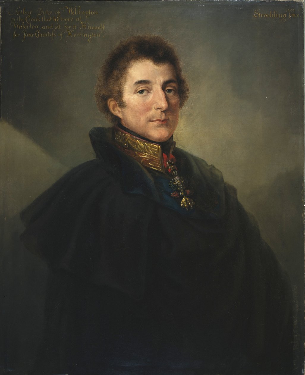Feldmarszałek Arthur Wellesley, KG GCB (1769-1852), 1. książę Wellington, 1820 autorstwa Peter Edward Stroehling