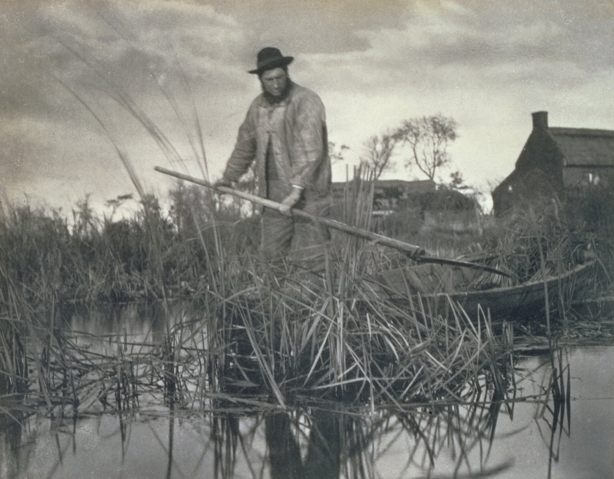 Powrót do domu z bagien, życie i krajobraz na Norfolk Broads, 1886 autorstwa Peter Emerson und Thomas Goodall