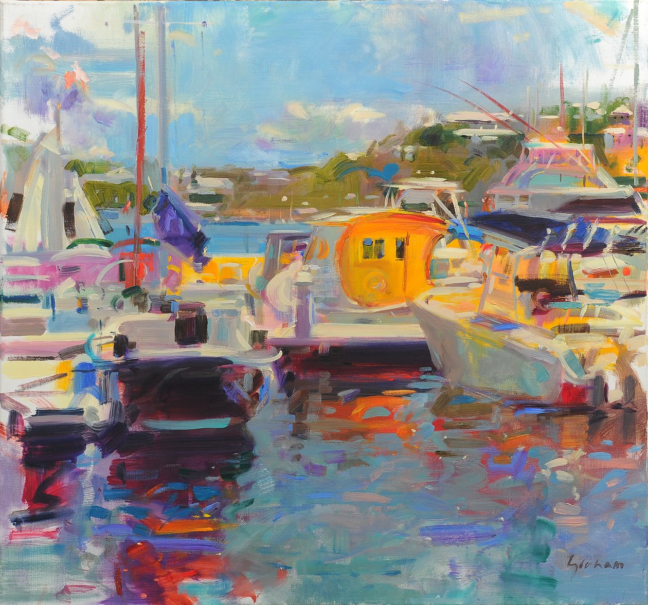 Bermudy Jachty autorstwa Peter Graham (Contemporary)