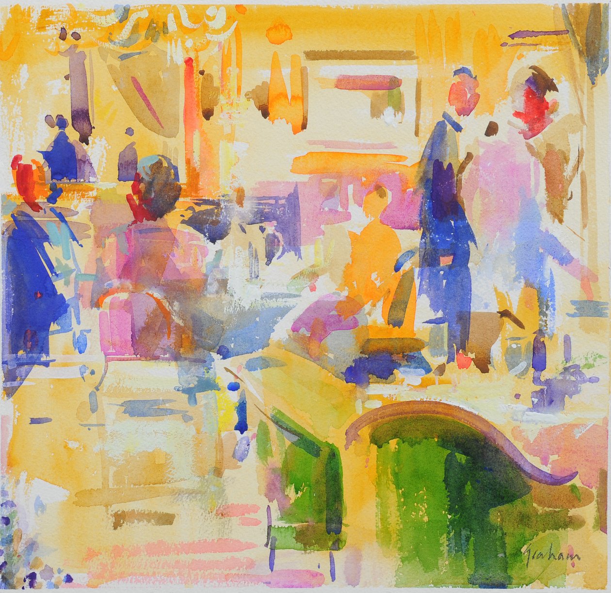 Śniadanie w The Carlyle, Nowy Jork autorstwa Peter Graham (Contemporary)