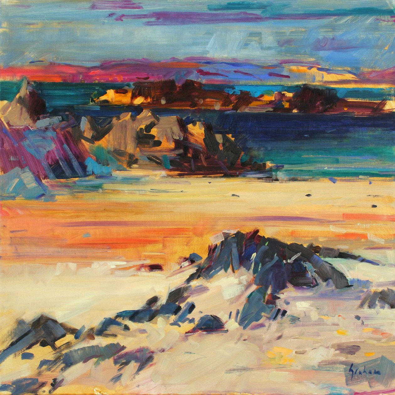 Wyspa Rabina, 2012 autorstwa Peter Graham (Contemporary)