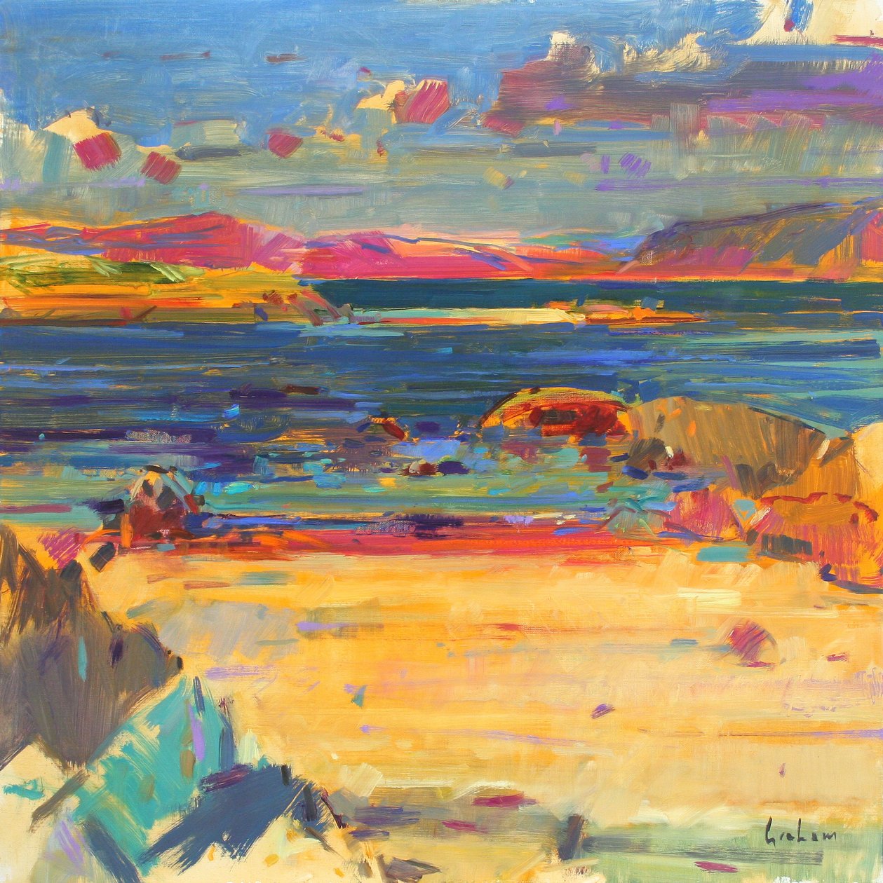 Iona do Mull, 2012 autorstwa Peter Graham (Contemporary)