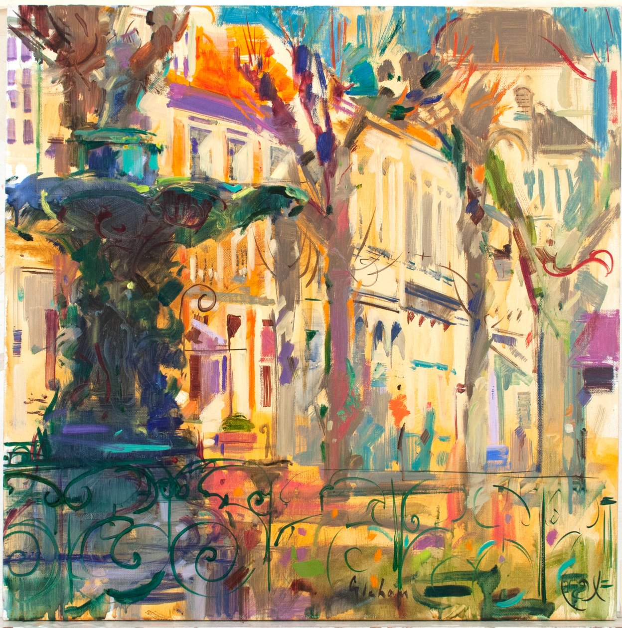 Montreuil-sur-Mer autorstwa Peter Graham (Contemporary)
