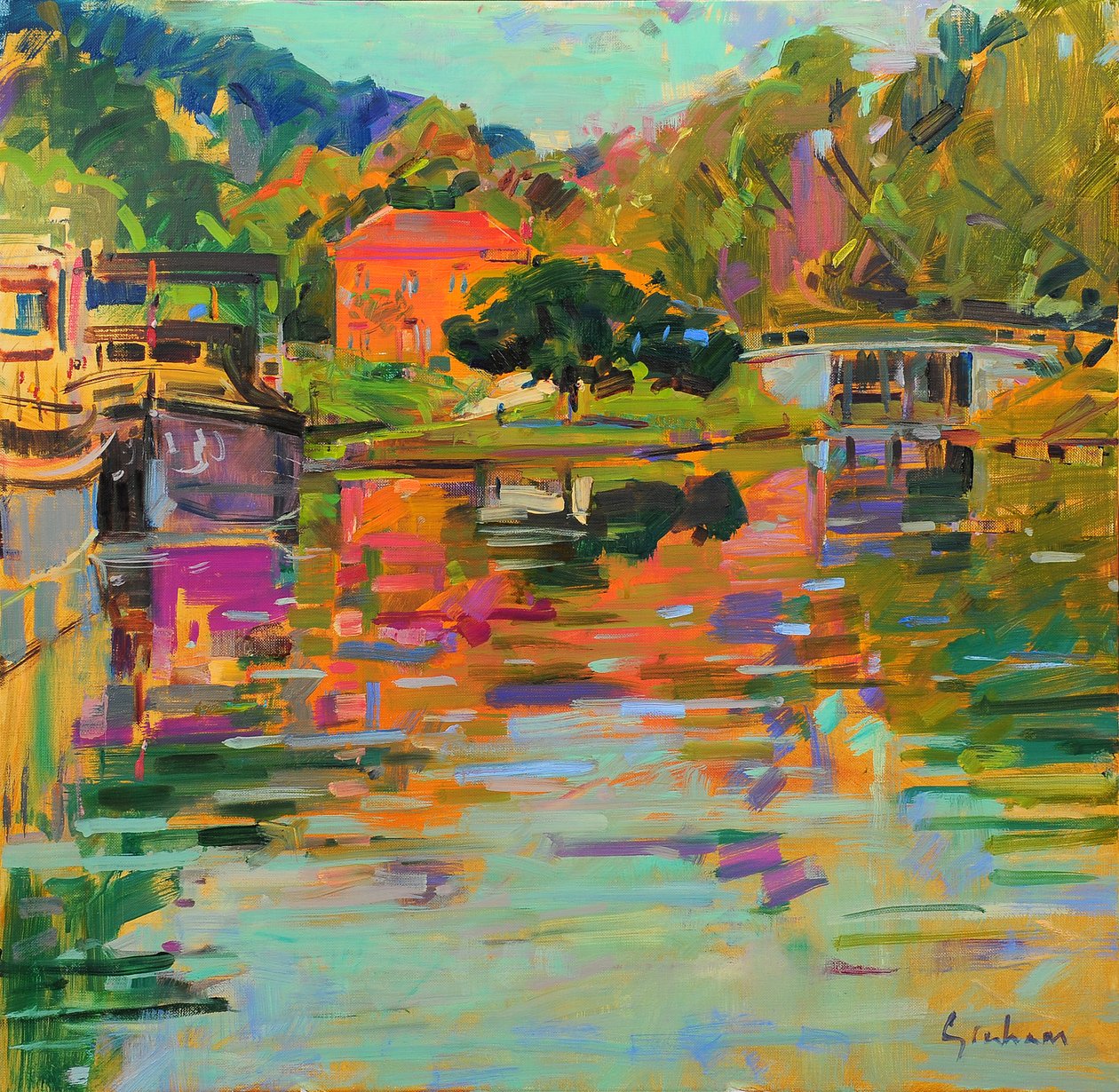 Pont d autorstwa Peter Graham (Contemporary)