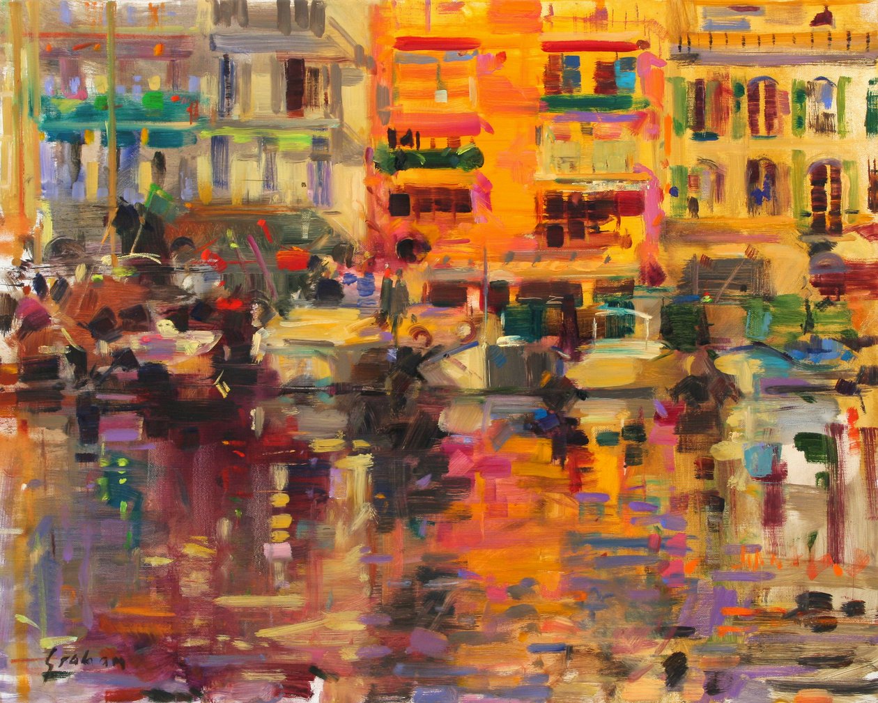 Lato na Riwierze autorstwa Peter Graham (Contemporary)