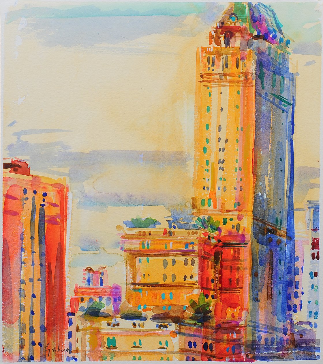 Pierre, Nowy Jork autorstwa Peter Graham (Contemporary)