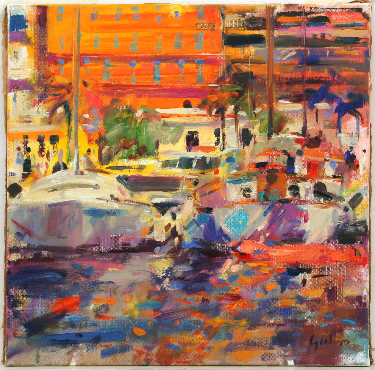 Riwiera w Mentonie autorstwa Peter Graham (Contemporary)