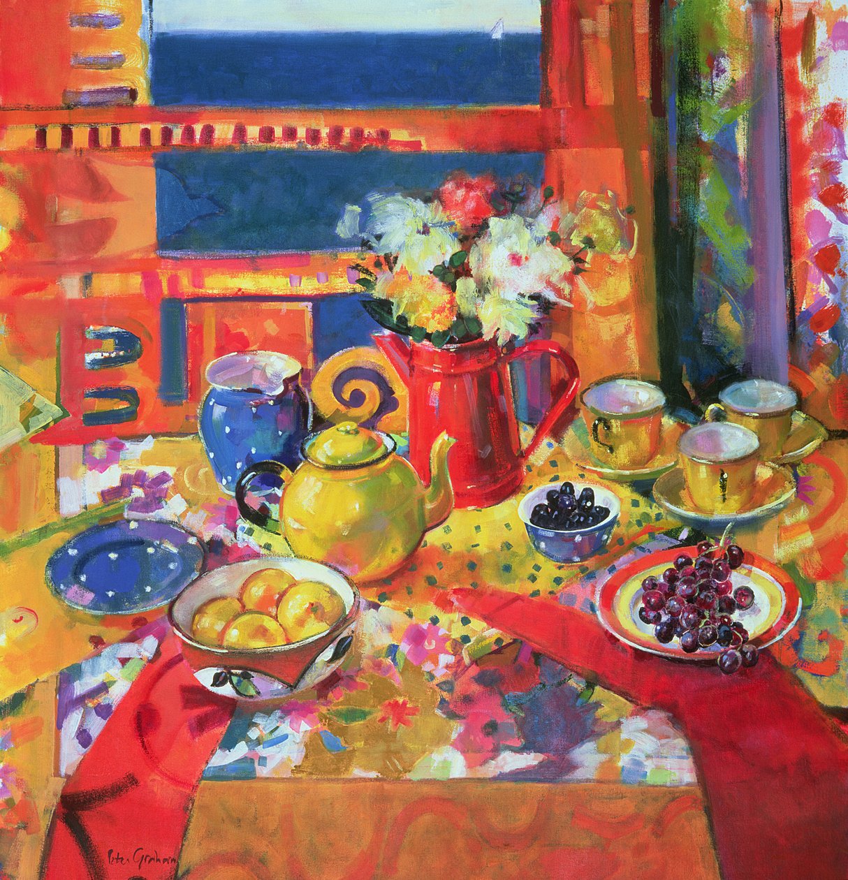 Okno na Cannes autorstwa Peter Graham (Contemporary)
