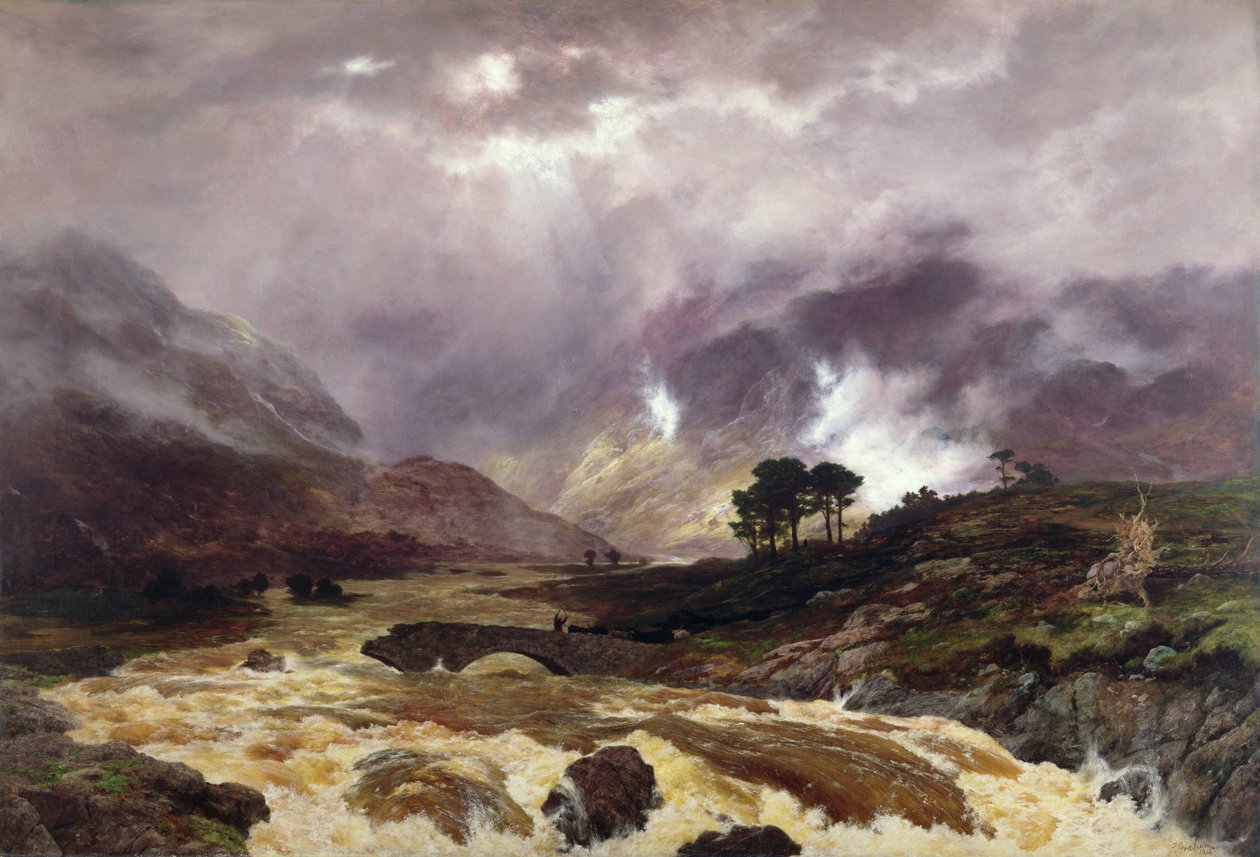 Fala w Highlands autorstwa Peter Graham
