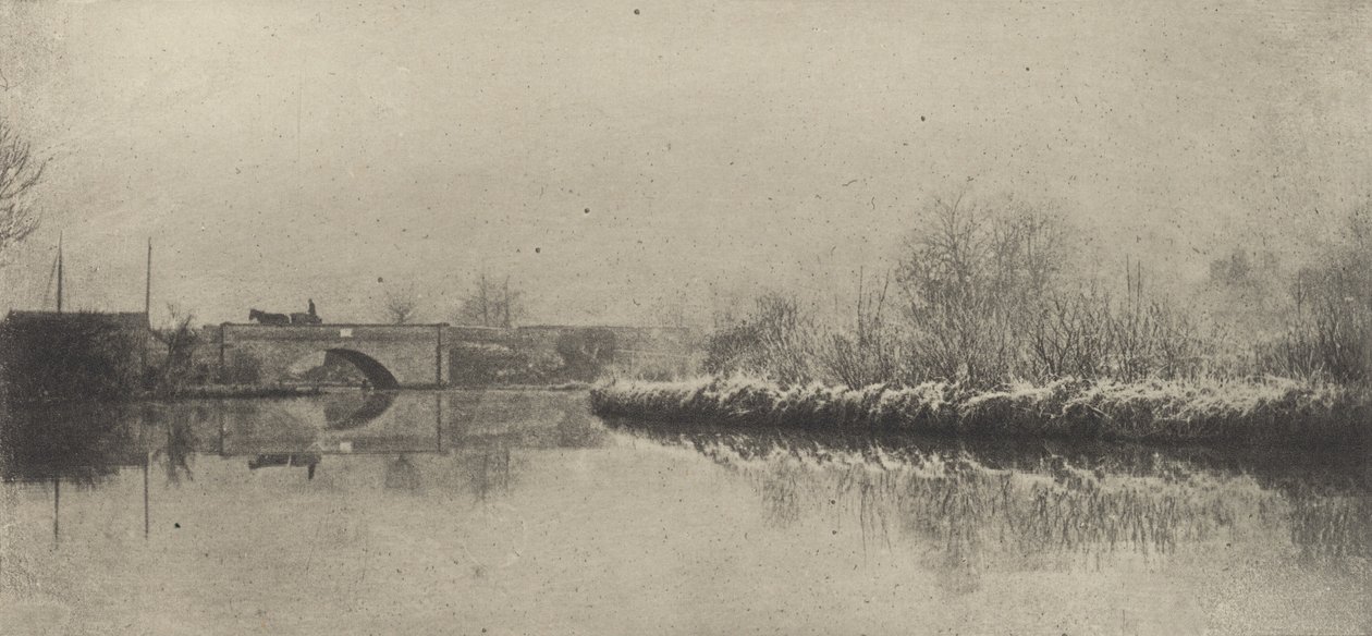 Mroźny poranek w Coltishall, 1890-1891, wydrukowany w 1893 r. autorstwa Peter Henry Emerson