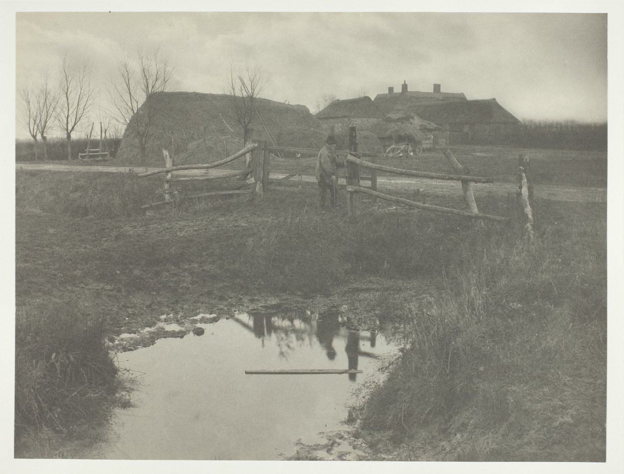 A Marsh Farm autorstwa Peter Henry Emerson