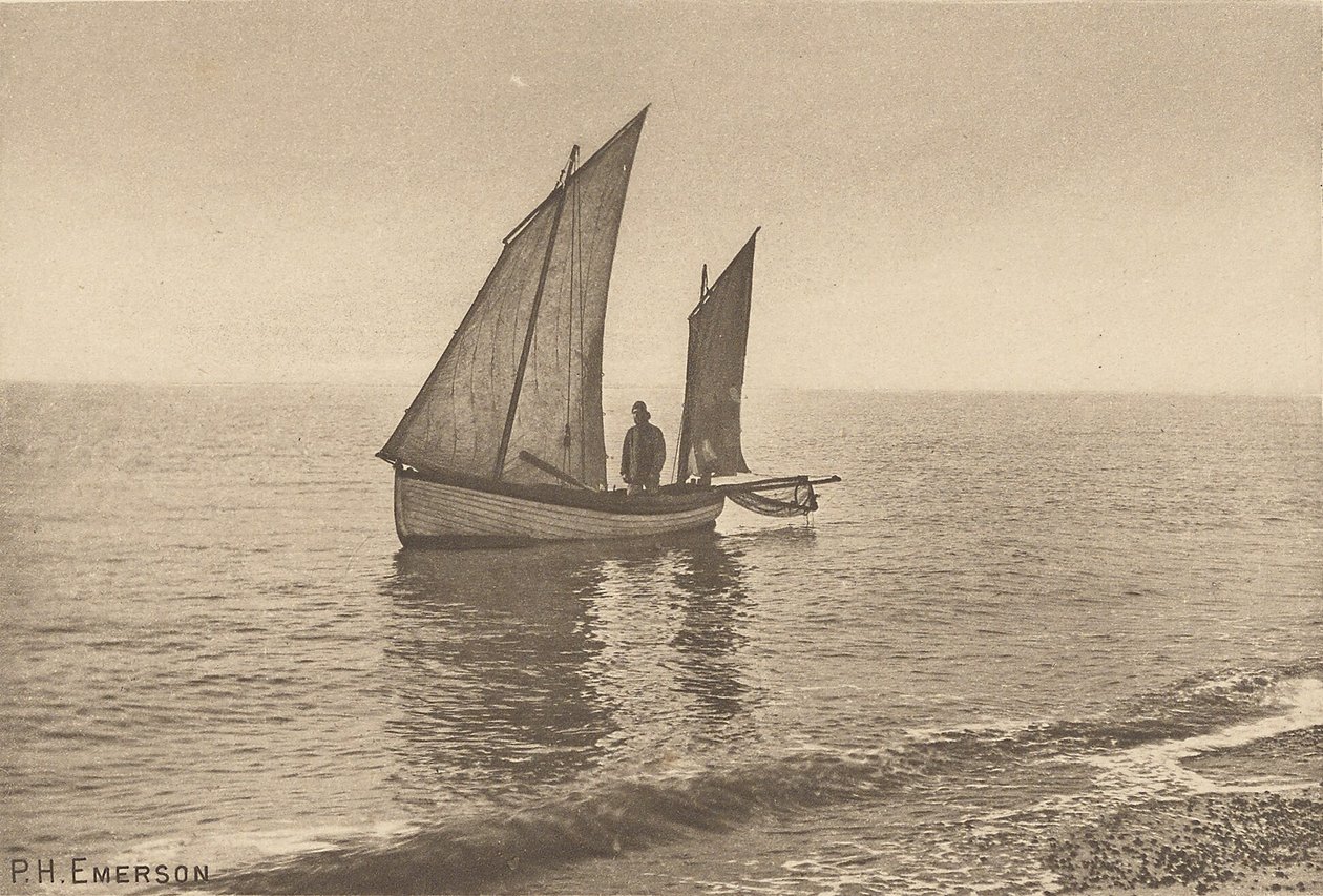 Mglisty poranek nad Morzem Północnym autorstwa Peter Henry Emerson