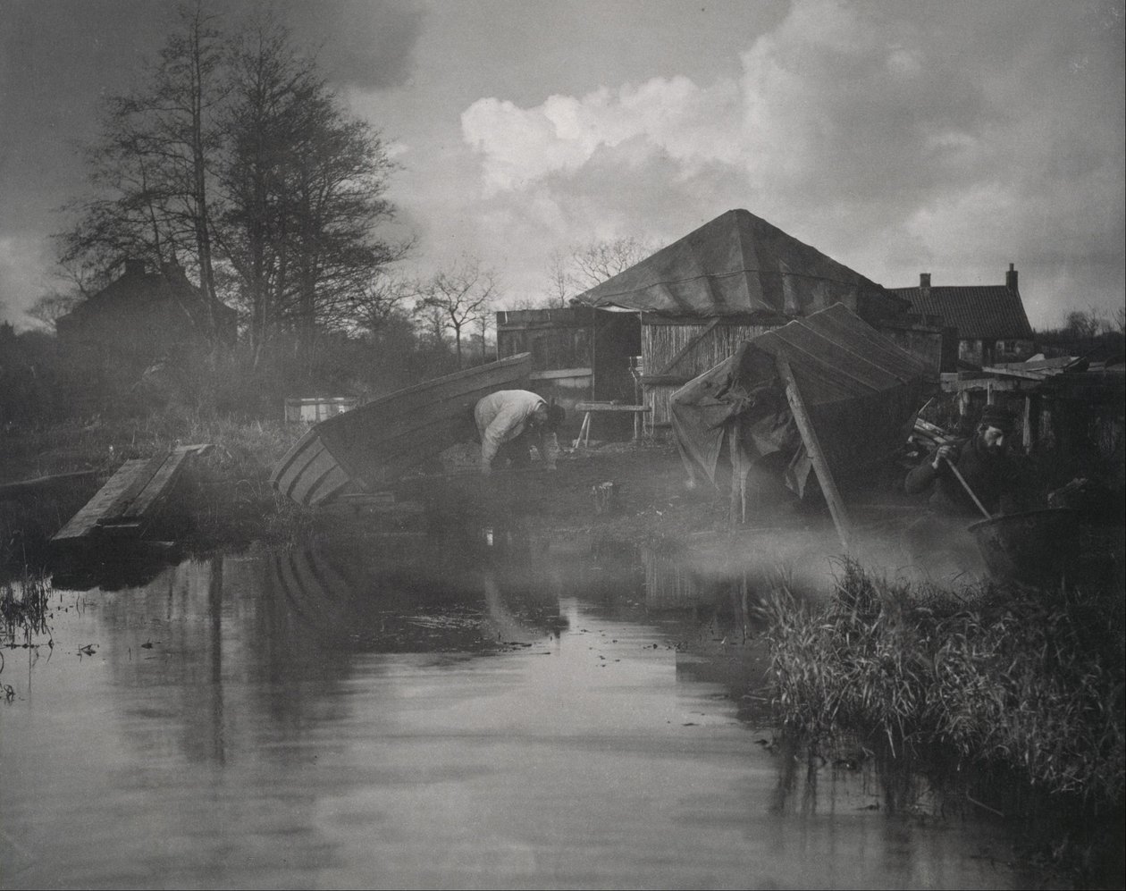 Stocznia w Norfolk autorstwa Peter Henry Emerson