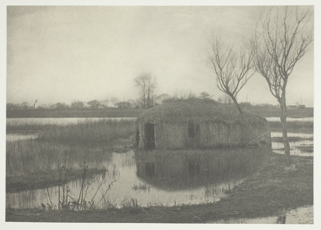A Reed Boat-House autorstwa Peter Henry Emerson