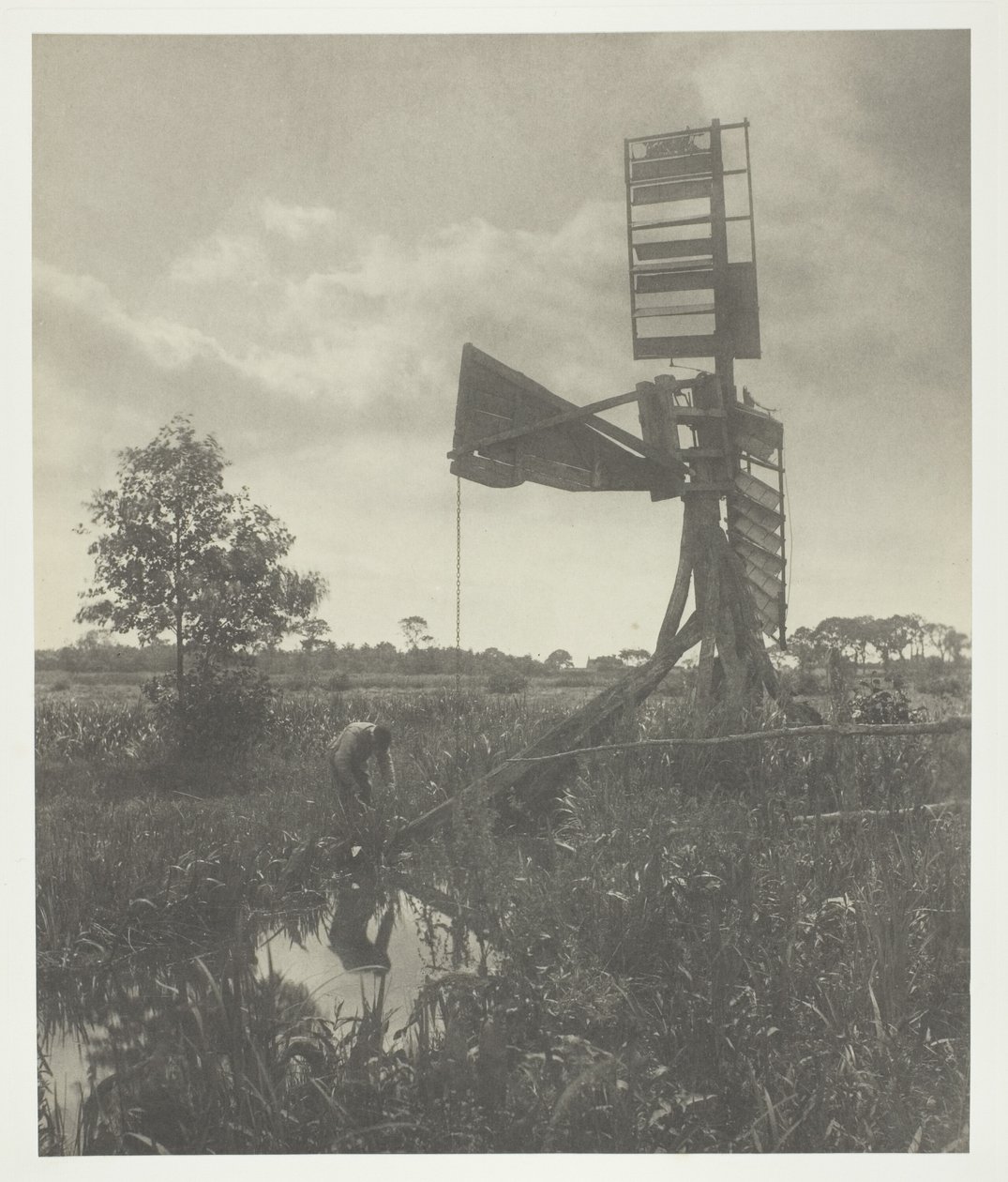 Zrujnowany młyn wodny autorstwa Peter Henry Emerson