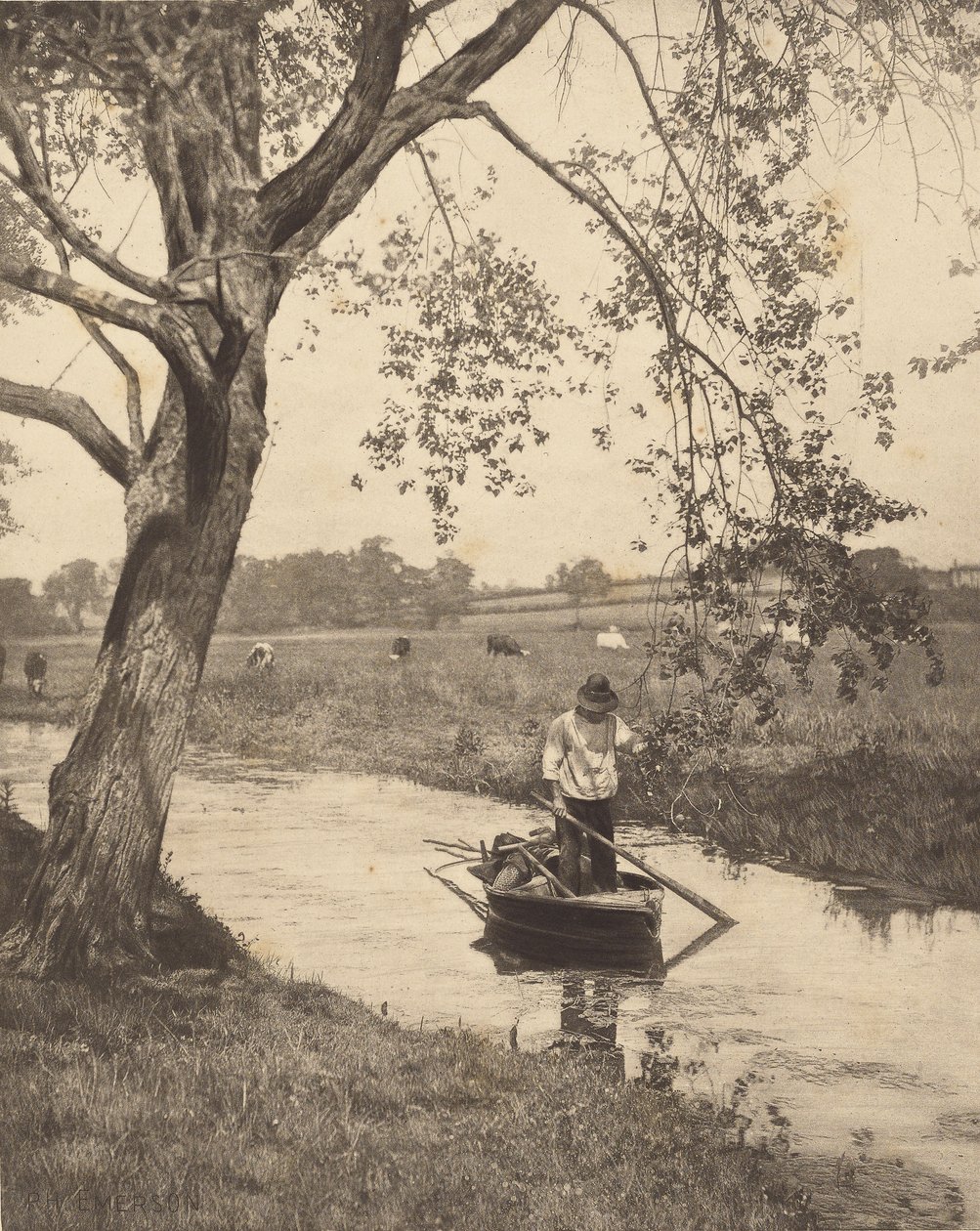Rów w Suffolk autorstwa Peter Henry Emerson